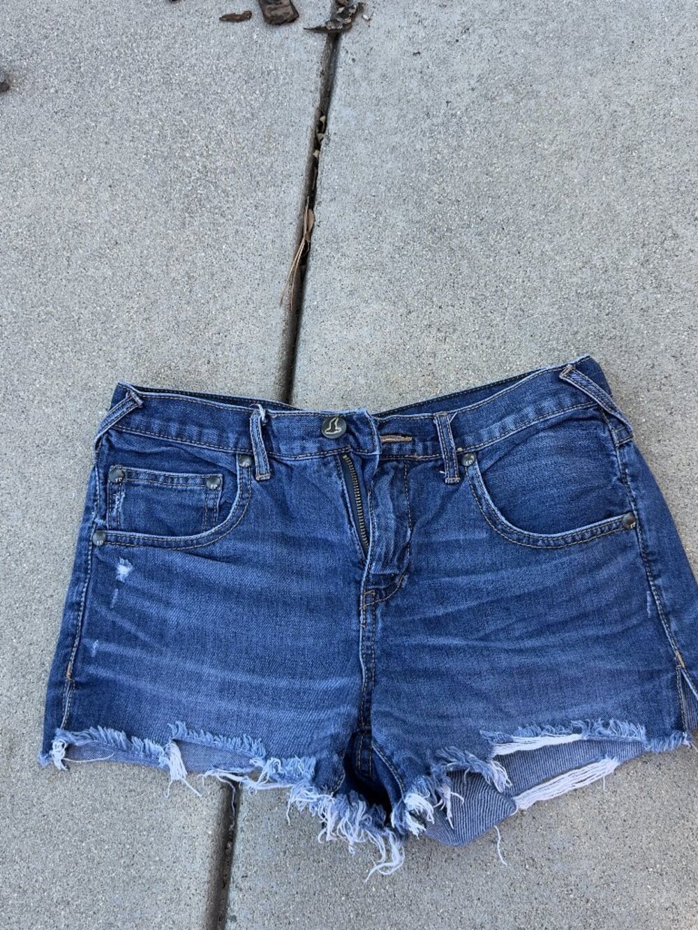 Free People Jean Shorts